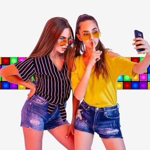 Irenare 3-Pack Neon Disco Tablecloths