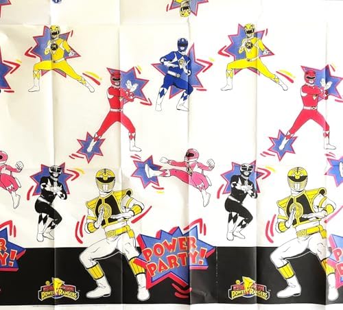 Mighty Morphin Power Rangers Party Table Cover 54x895