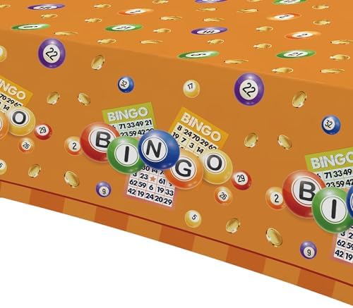 Bingo Party Tablecloth 3 Pack 55x86 Inches