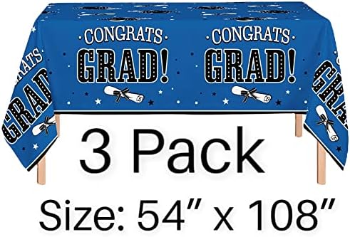 3 Pack Graduation Table Cover with Banner for Class of 2025