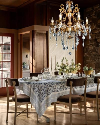 Crystal Chandelier Modern Antique Gold 6-Light