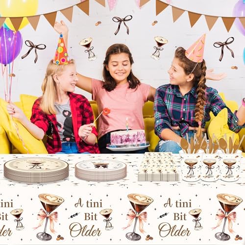 Lide Road Espresso Martini Party Table Cloth 54x87In