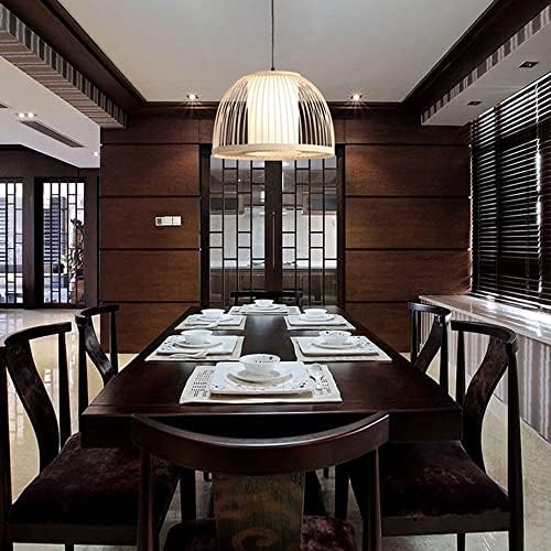 Bamboo Weave Chinese Style Chandelier Ceiling Light