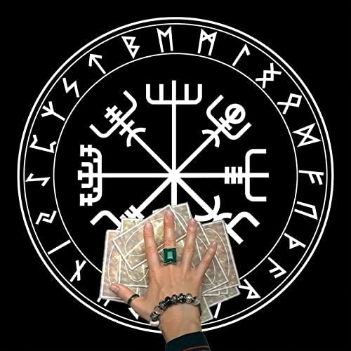 Flannel Tarot Reading Tablecloth Mat with Mysterious Design