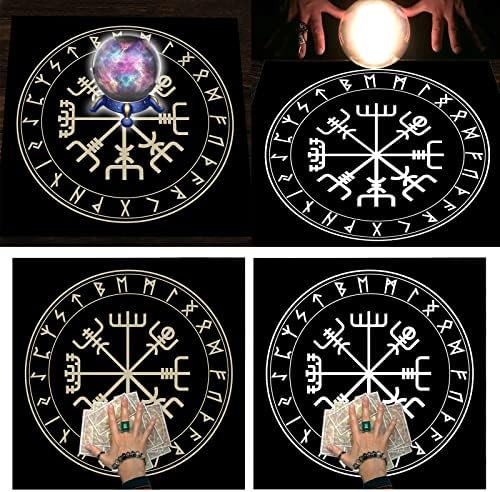 Flannel Tarot Reading Tablecloth Mat with Mysterious Design