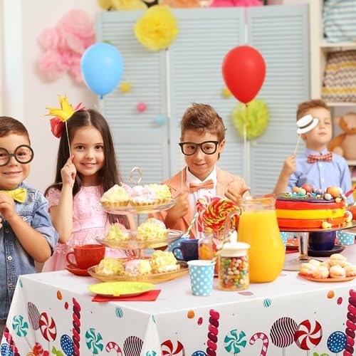Candyland Themed Tablecloth for Parties and Celebrations
