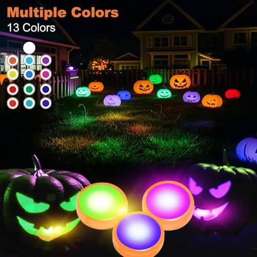 Sweetime Halloween Pumpkin RGB Remote Light