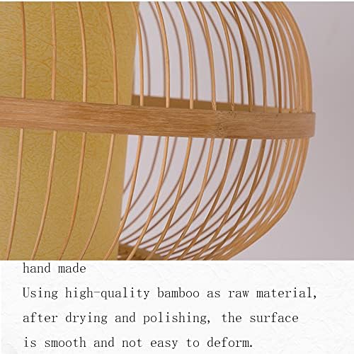 GERAGUR Simple Rattan Candle Lantern Hanging Light