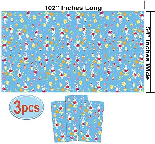 AnapoliZ Easter Tablecloths 3 Pcs Pack
