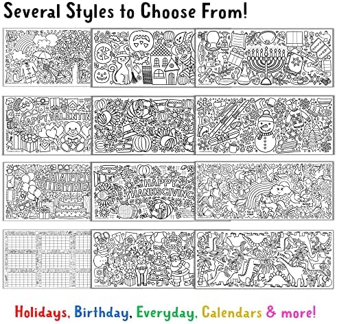 Hello Baby Coloring Tablecloth - 30x72 Inch