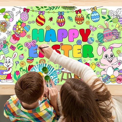 Easter Giant Coloring Poster 30x72 Inches