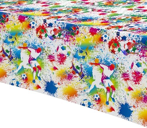 Soccer Party Tablecloths 3Pack 54in x 108in