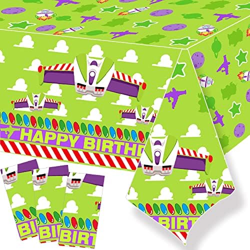 METIXOZE Buzz Birthday Party Tablecloth 1pc