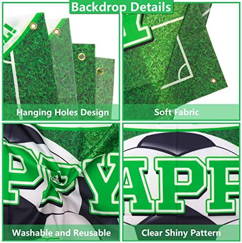 Soccer Birthday Backdrop and Tablecloth Set