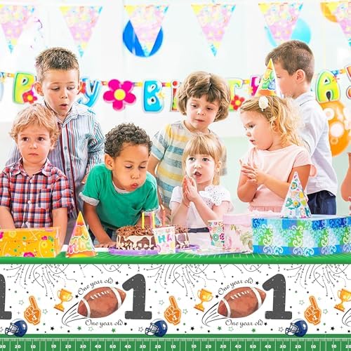 Lide Road Rugby Party Tablecloth 2 Pcs 54x87In