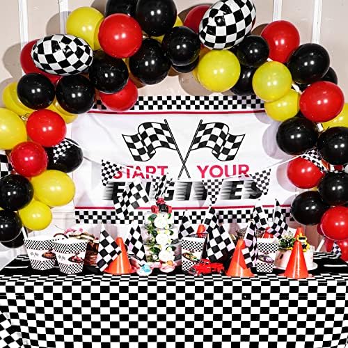Irenare Racing Car Tablecloths 54x108 Inch Set of 2