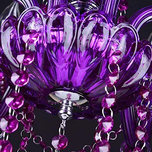 LAKIQ Crystal Modern Chandelier with 6 Lights