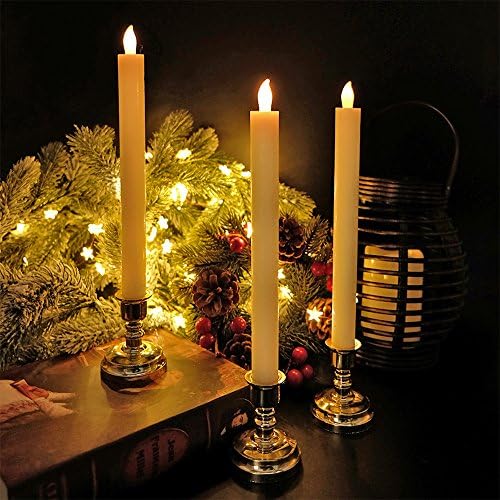 Eldnacele Flameless Window Candles with Remote Timer 1
