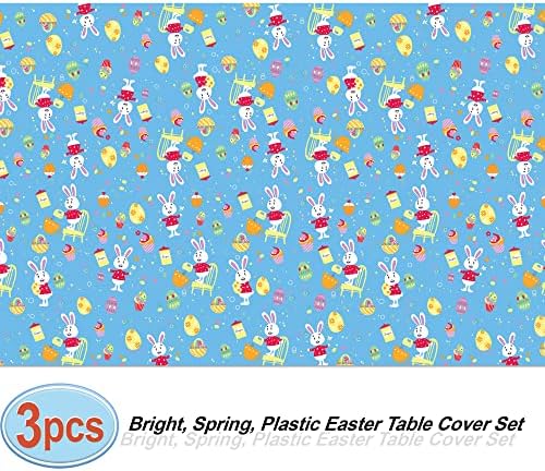 AnapoliZ Easter Tablecloths 3 Pcs Pack