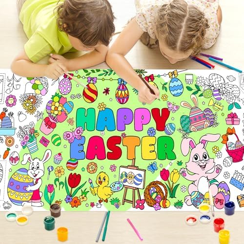 Easter Giant Coloring Poster 30x72 Inches