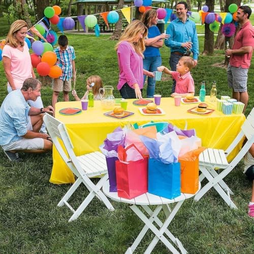 Fun Express Bright Colored Tablecover Set of 12