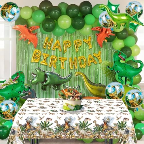 Dinosaur Party Tablecloth for Boys 1st 2nd 3rd 4th 5th 10th Birthday